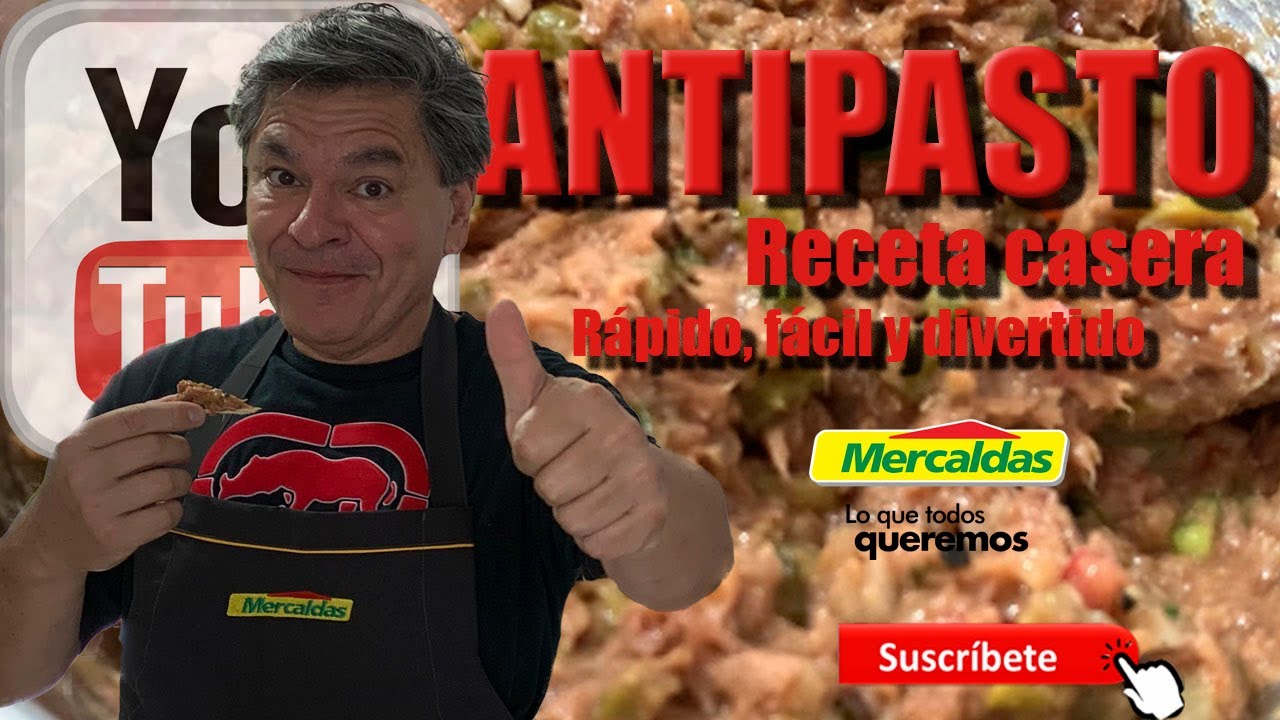 COMO PREPARAR ANTIPASTO CASERO, RAPIDO, FACIL Y MUY DIVERTIDO...!!!