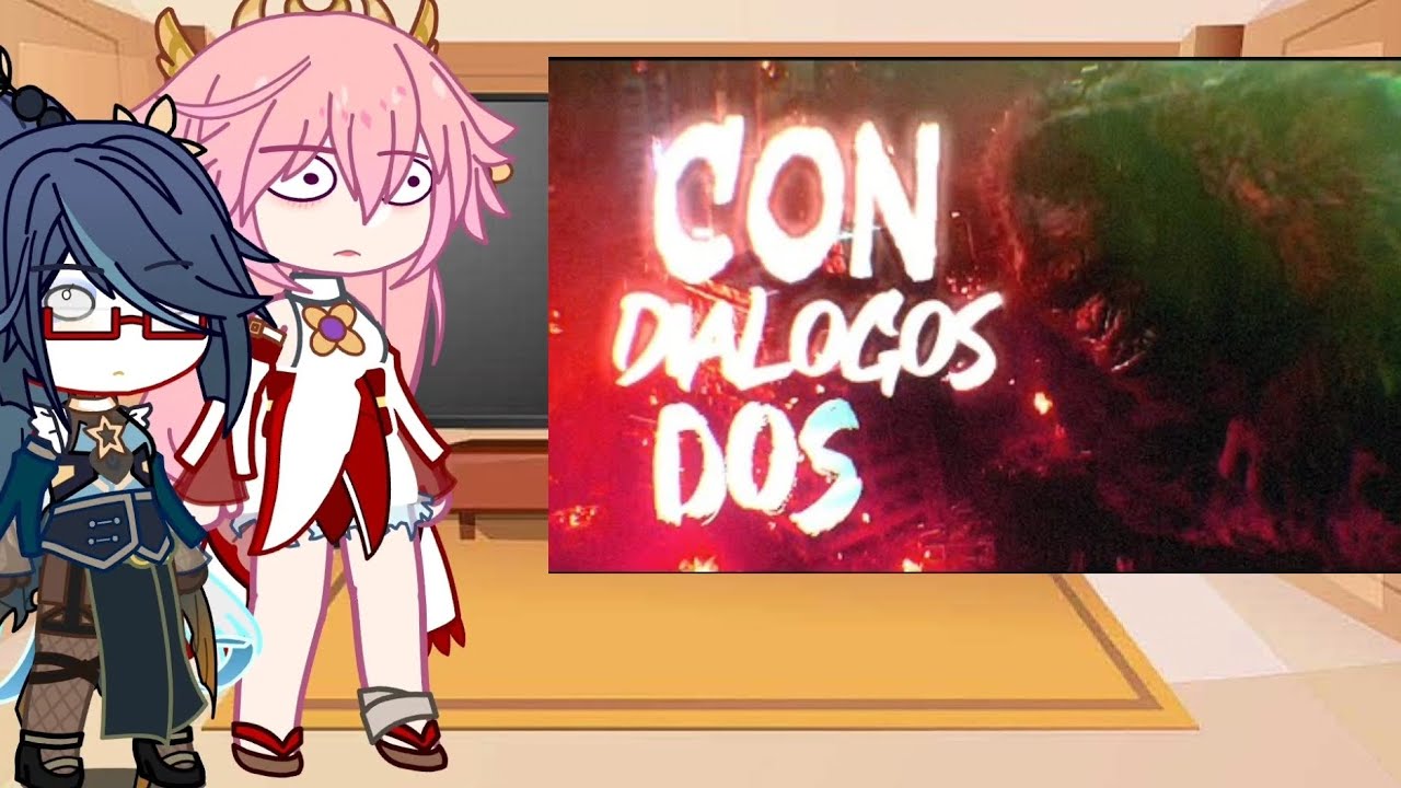 Las chicas de Genshin Impact reaccionan a Godzilla vs Kong con diálogos 2 Créditos en la descripción
