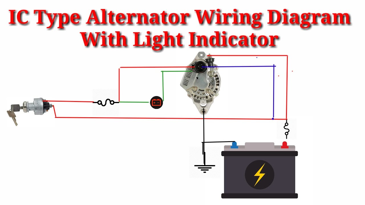 Paano Ba Ang Connection ng IC Type Alternator at Maghanap ng Indicator Light