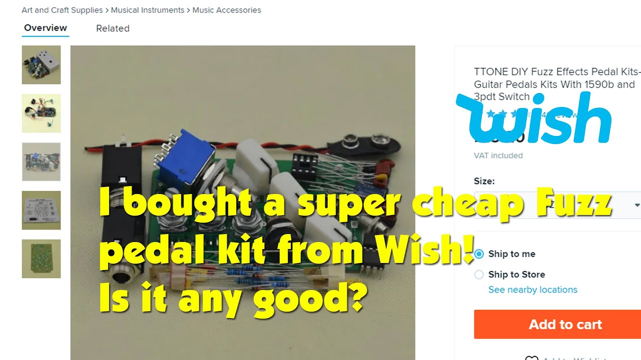 I bought a super cheap Fuzz pedal kit from Wish Is it any good?