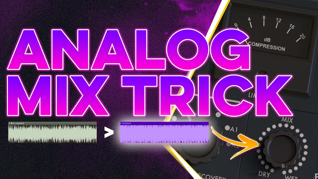 The Digital Summing Trick That Makes Mixes Sound Analog