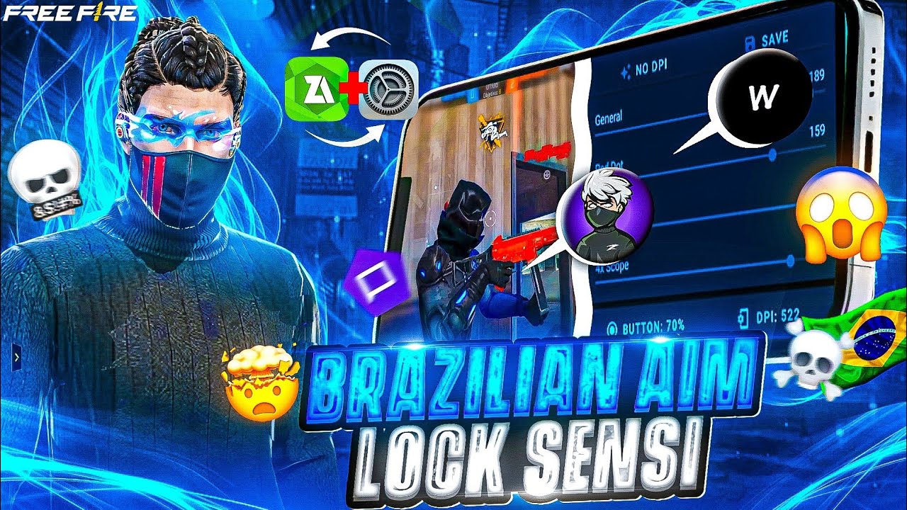 AFTER OB52 UPDATE 🥵🇧🇷 BRAZILLIAN AIMLOCK SENSI 💯😱 | NO RECOIL ❌💢 100% WORKING ✅ | FOR ALL DEVICES 📱✅