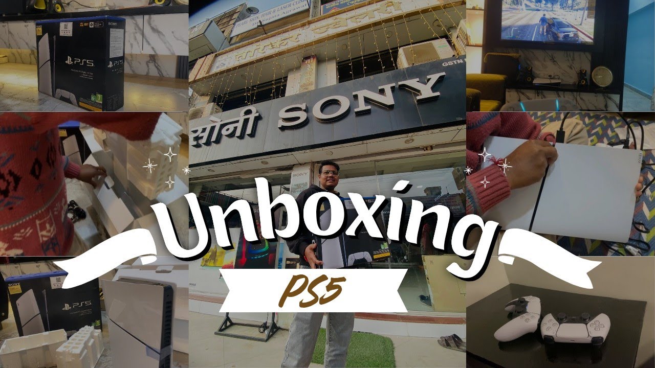 Finally PS5 Unboxing 😍| First Time  Unboxing & Gameplay | Hindi Vlog