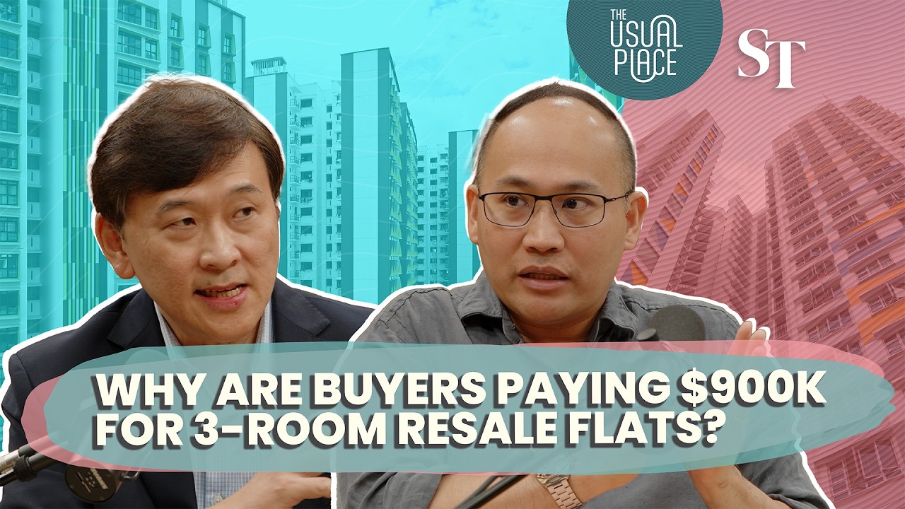 Why are buyers willing to pay $900k for 3-room resale HDB flats? | The Usual Place podcast