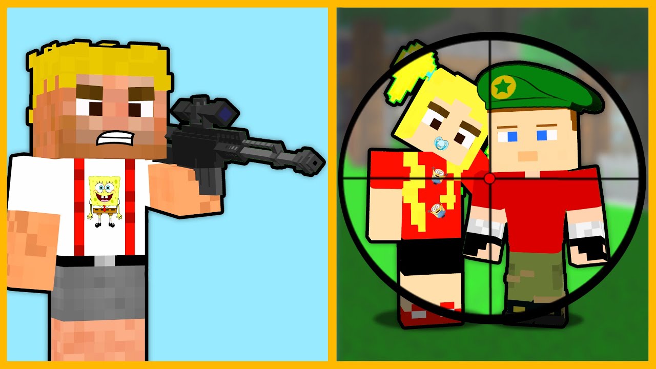 EFEKAN'IN KIZ KARDEŞİ VE BEBEK ASKER KAÇARKEN EFEKAN GELİYOR! 😱 - Minecraft ZENGİN FAKİR HAYATI