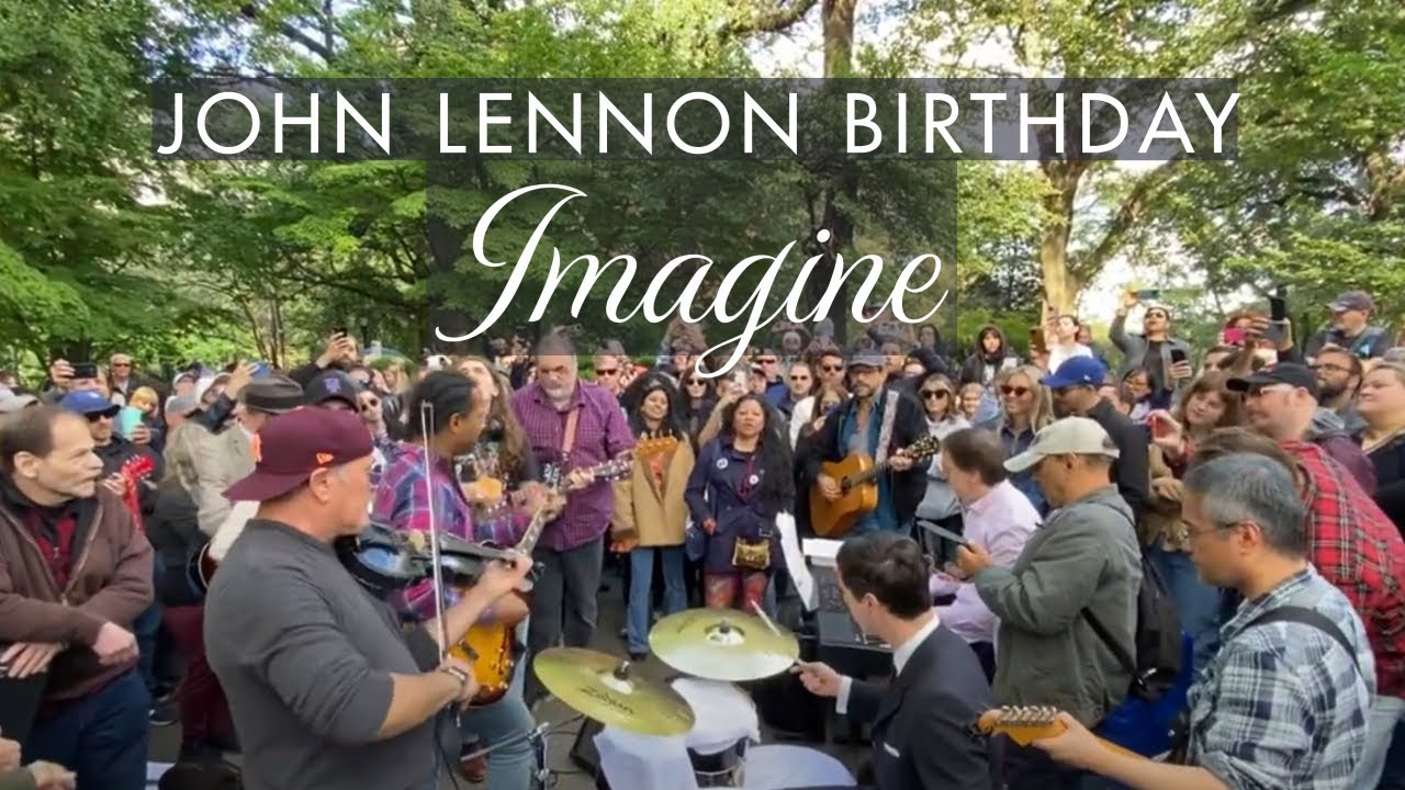 NYC John Lennon Birthday Celebration - IMAGINE