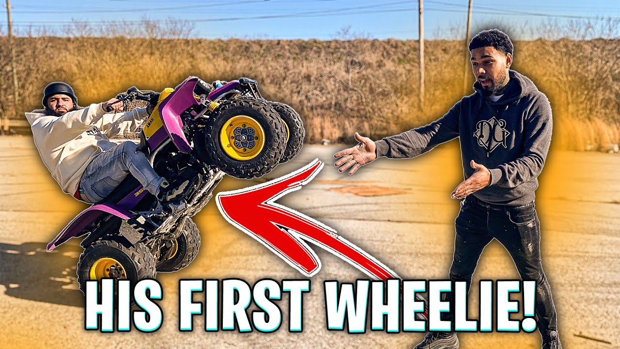WHEELING A 350 BANSHEE!!!