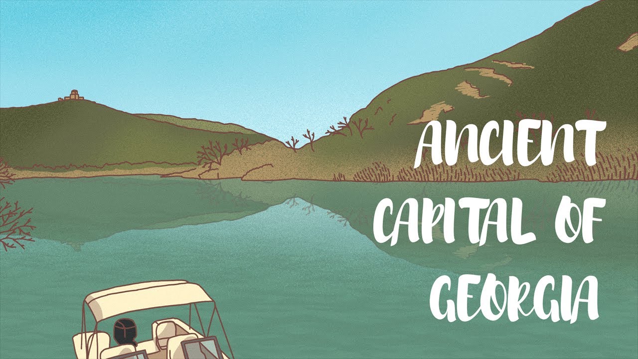 Walking along the coast of an ancient Georgian capital