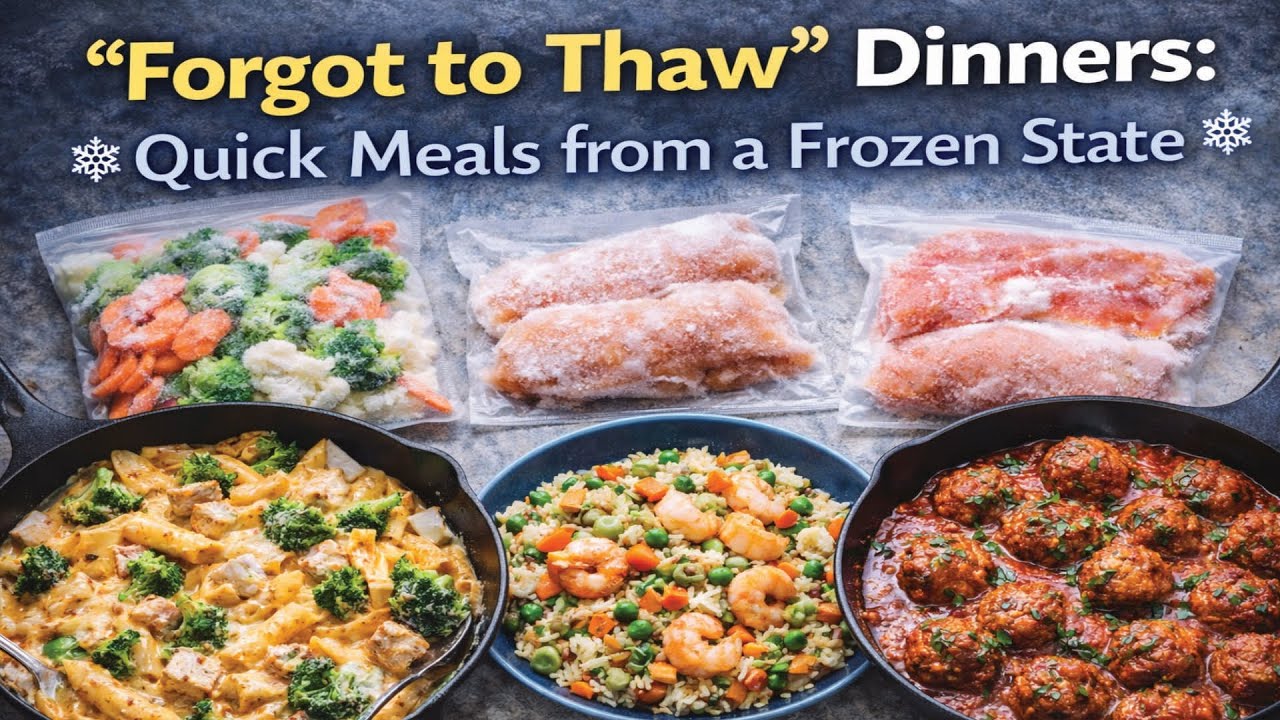 “Forgot to Thaw” Dinners | Quick Meals Straight from Frozen