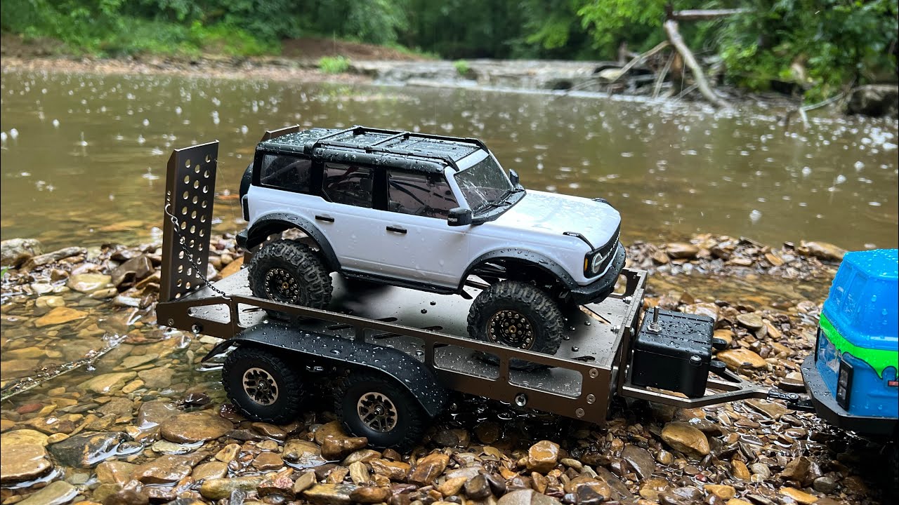 1/18 Trailer for TRX4M? Mini RC Trailer Review!