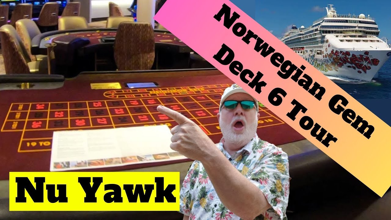 🟡 Norwegian Gem | Extensive Tour of the Casino, Restaurants, Bars & Lounges On The Cruise Ship Gem!