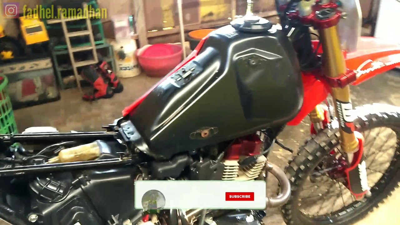 seting keras dan lembut shock honda CRF 150 L