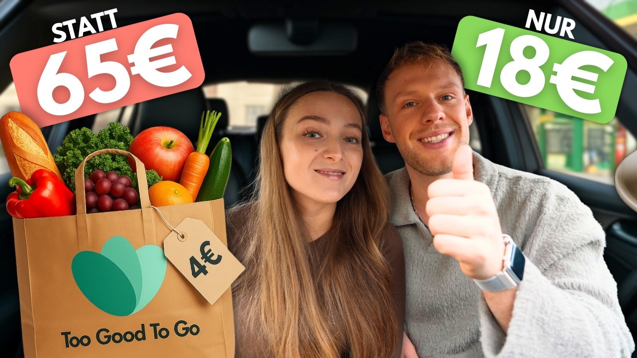 24h nur RESTE essen in Wolfsburg 🤯 | Too Good To Go