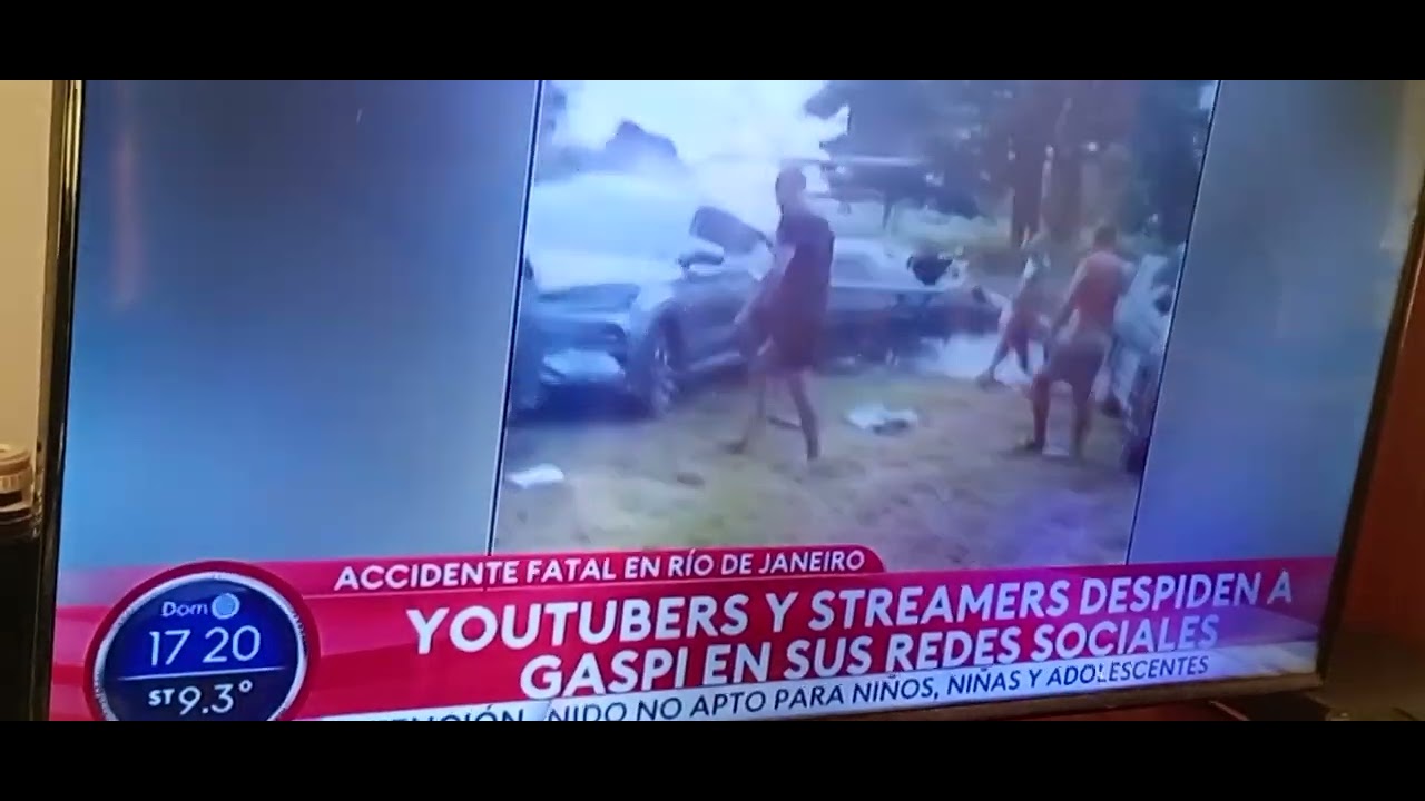 Despiden al youtuber gaspi.lucas vignale tambi&eacute;n muri&oacute;.