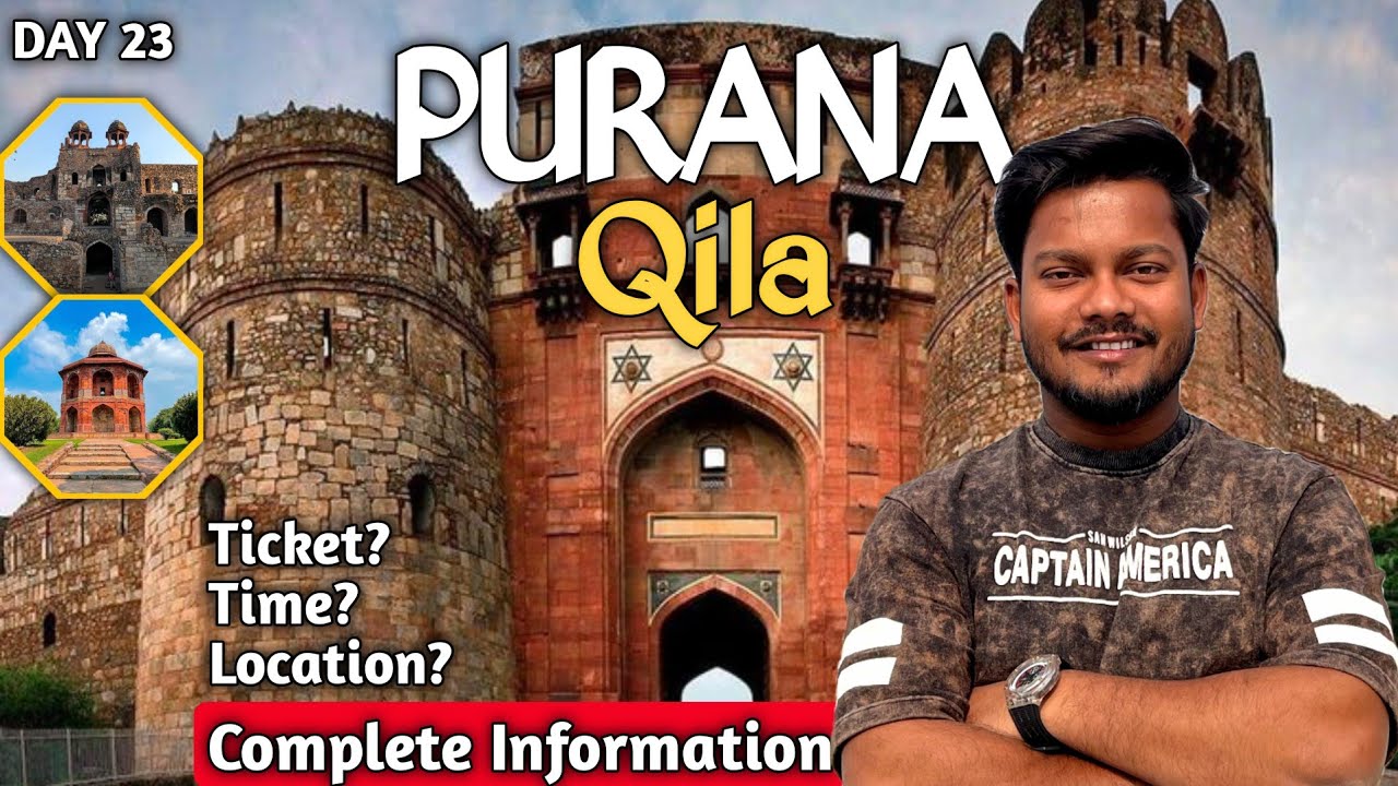 Day 23 Purana Qila Delhi vlog | Purana Qila Delhi | Old fort Delhi Purana Qila Delhi tour