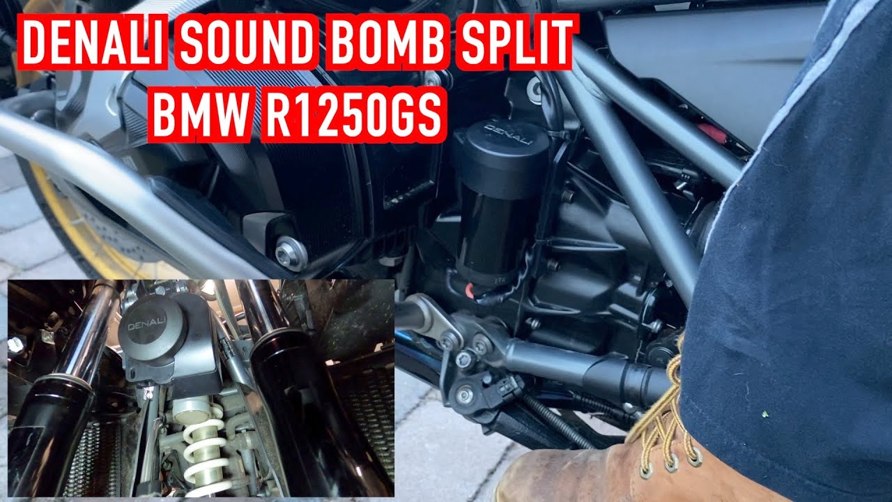 Part 1. Full installation video of the Denali Sound Bomb Split plug n play kit-BMW R1250GS