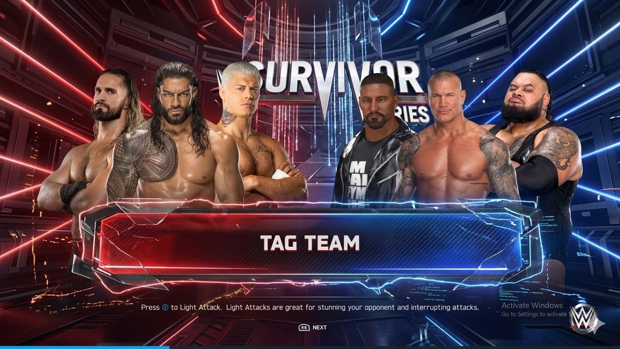 RKO vs Spear! Roman Reigns vs Randy Orton – WWE 2K26 Epic 6 Man Tag Match