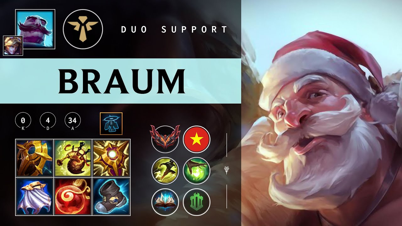Braum Support vs Leona - VN Grandmaster Patch 26.02
