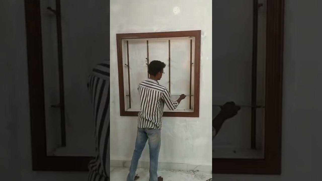 living room showcase fitting