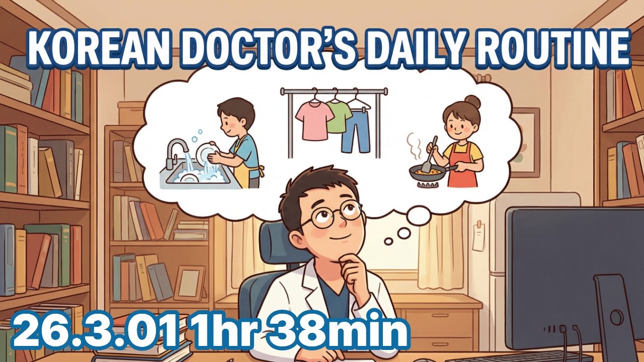 Study with me 황닥의 공부 [260301] 1시간 38분 공부 #studyathome #공부브이로그