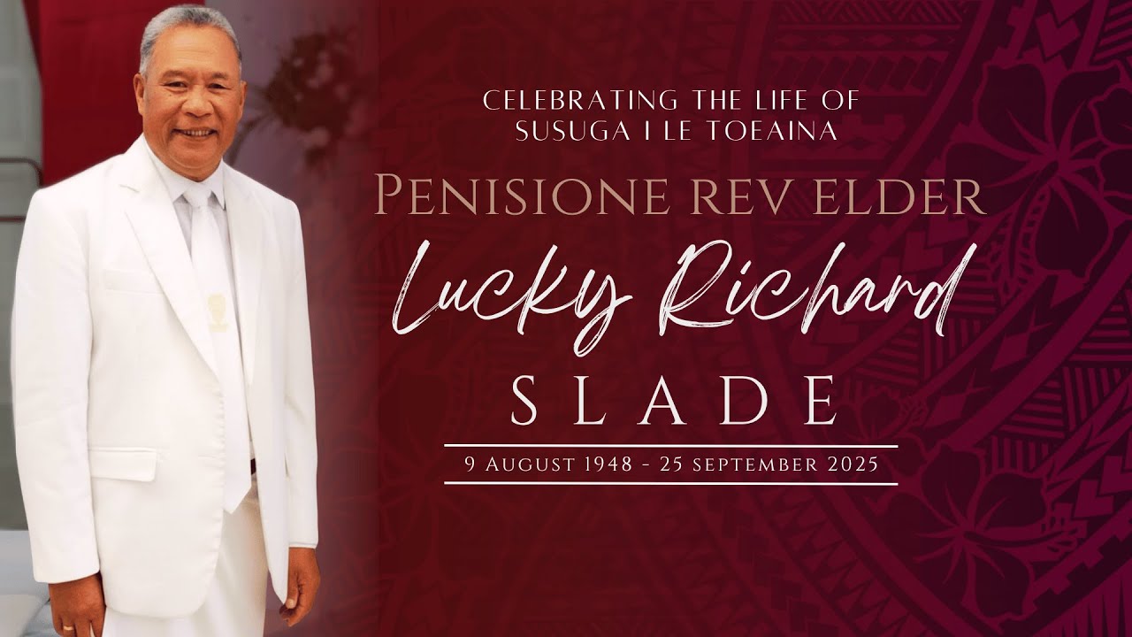 251001-17mo-Family Service - Susuga I Le Toeaina Penisione Rev. Elder Lucky Richard Slade