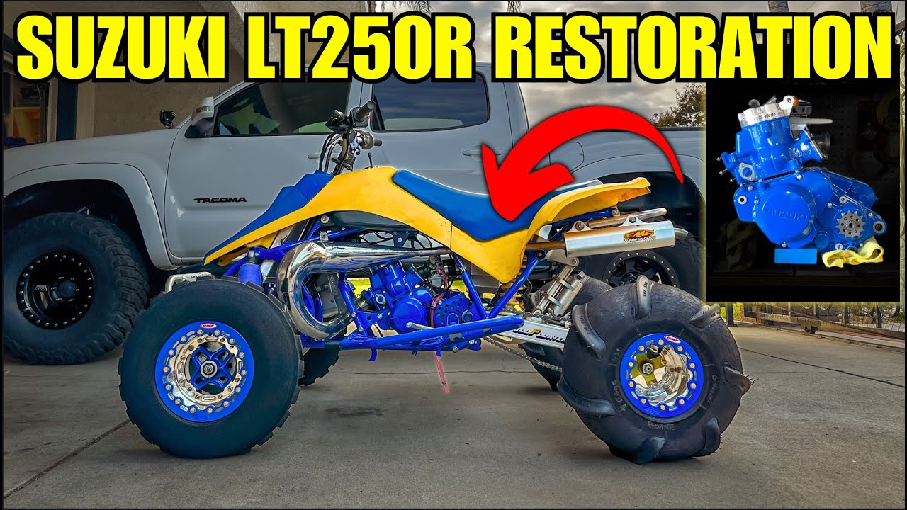 Restoring My 1987 Suzuki LT250R Restoration Part 1