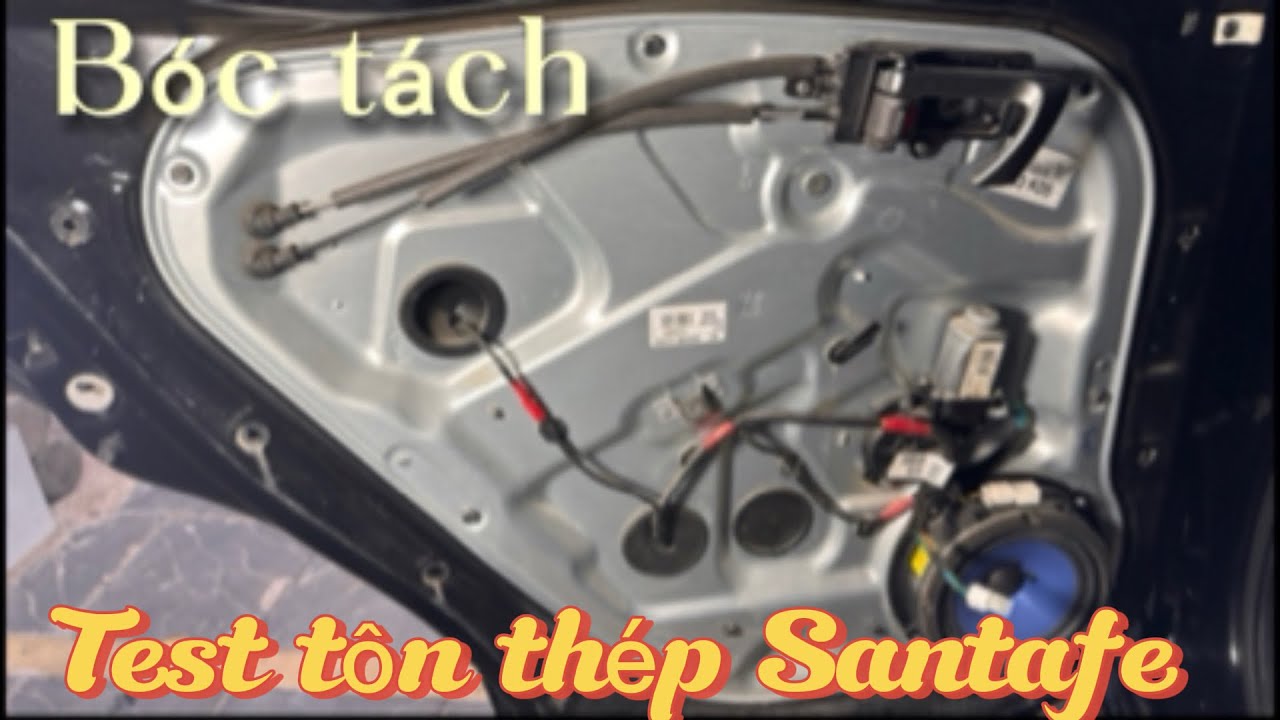Bóc tách, Test chất liệu sản xuất Santafe ...và cái kết trên cả tuyệt vời! 🥰🥰🥰