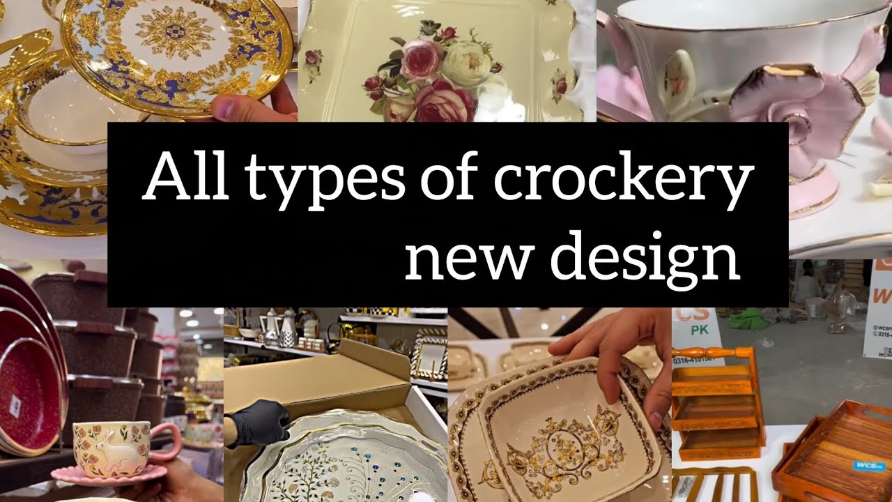 New crockery designs... You will love it... #crockery #homedecor #diningroomsets 