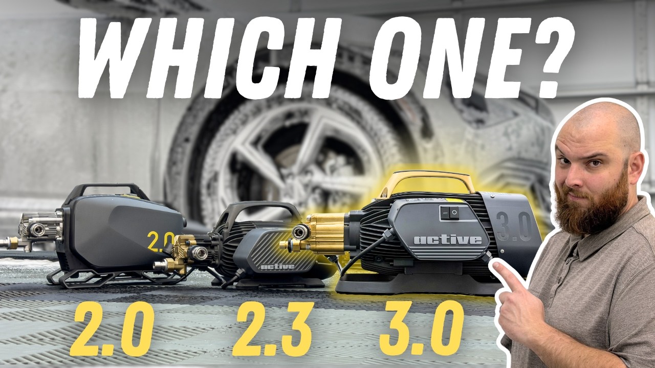 Active 3.0 vs 2.3 vs 2.0 — Which Pressure Washer Is Right For You?