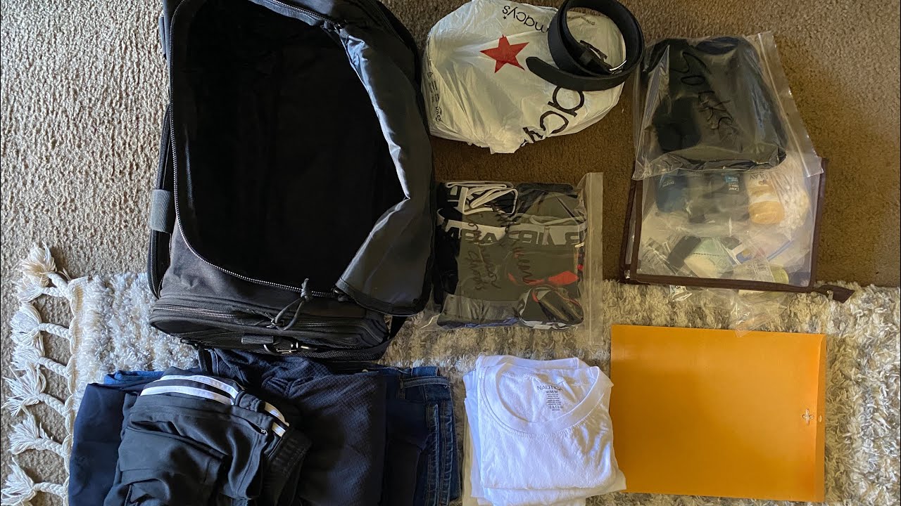 2022 - PACKING FOR BMT USAF (MALES)