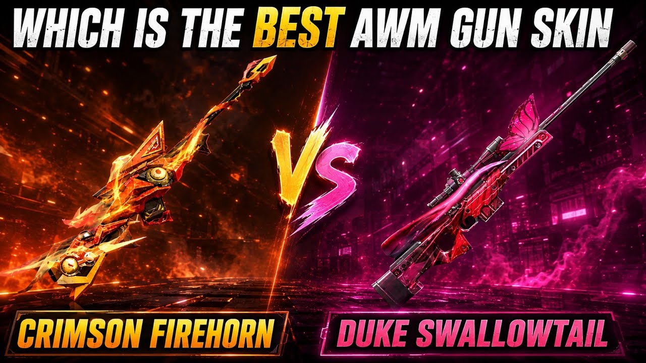 CRIMSON FIREHORN AWM VS DUKE SWALLOWTAIL AWM | WHICH IS THE BEST AWM ?