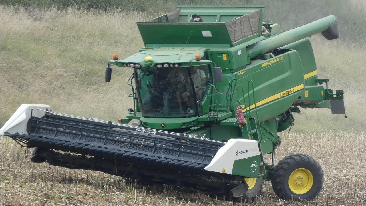 Moisson du tournesol 2023 avec le nouveau matériel de l’exploitation 🤩
