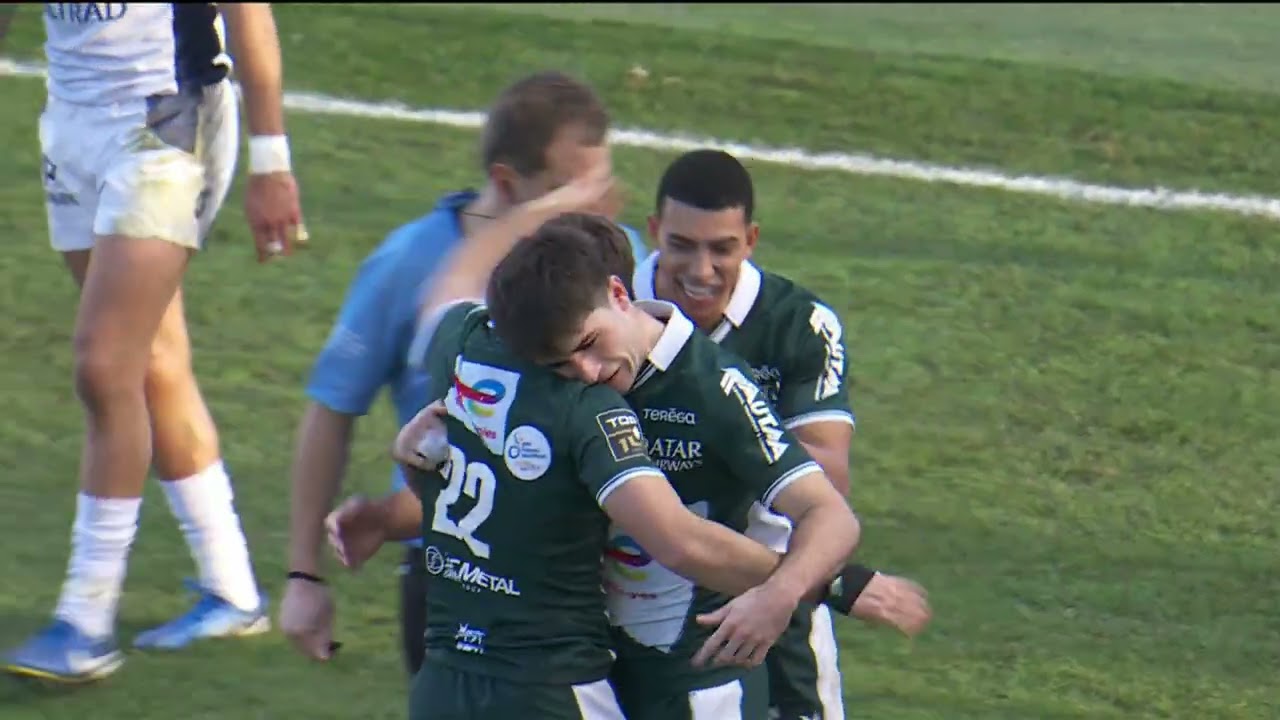 TOP 14 - Essai de Cl&eacute;ment MONDINAT (SP) - Section Paloise - Montpellier H&eacute;rault Rugby