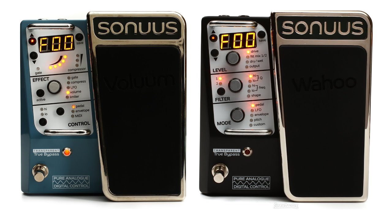 sonuus Voluum and sonuus Wahoo Effects Pedal Review by Sweetwater