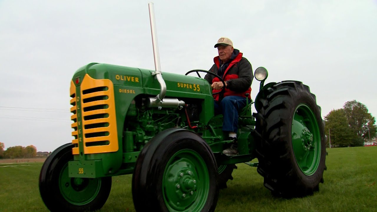 Супермощный Oliver Farm Power! Встречайте Diesel Powered 55 1956 года!