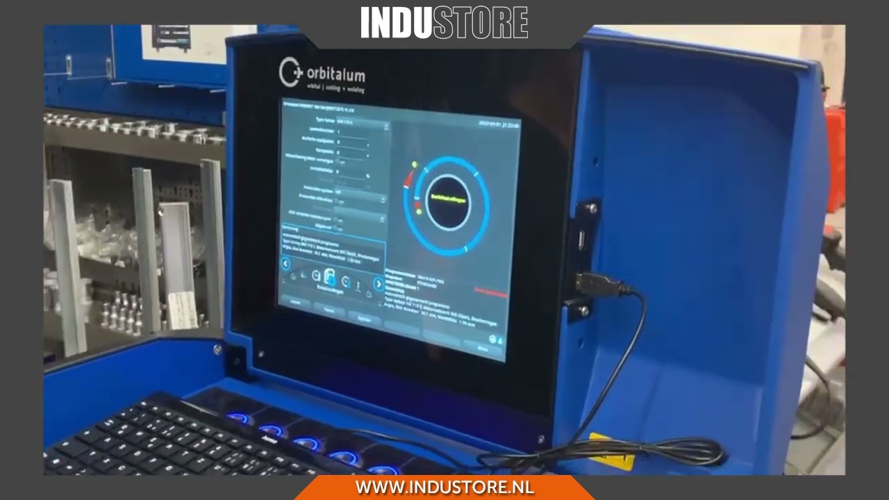 Industore: Orbitaal Lassen | Orbitaal lassen RVS buizen. Orbitalum Smart Welder met gesloten laskop.