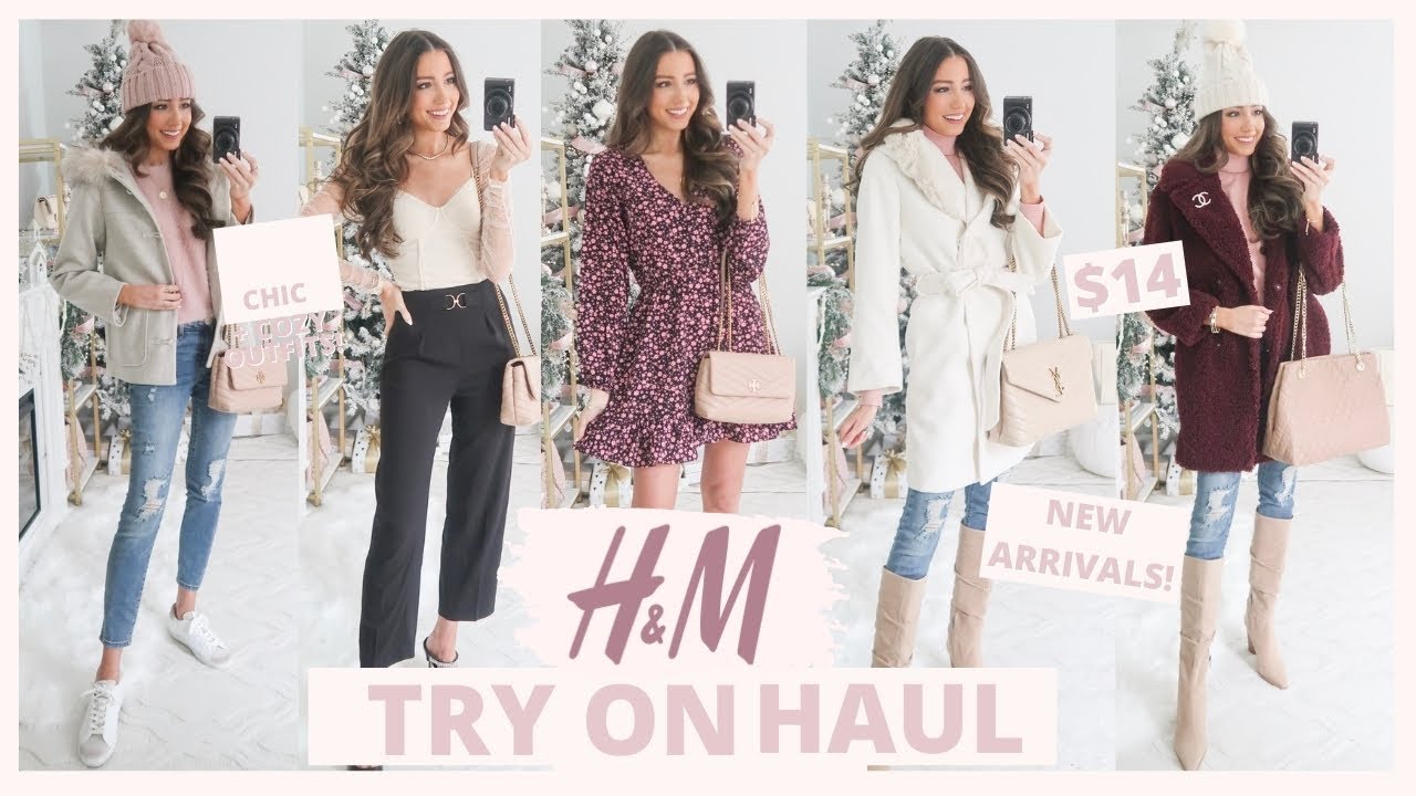 HUGE H&M WINTER TRY ON HAUL 2020 | NEW ARRIVALS 💕 Cozy & Chic Winter Outfit Ideas
