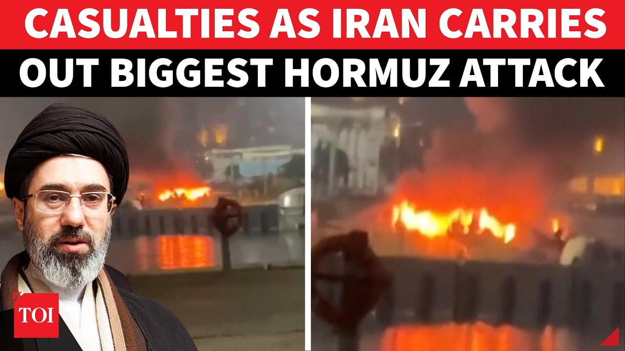 Iran's FEROCIOUS Attack In Hormuz; 2 Ships BOMBED, Nearly A Dozen Casualties Inflicted | India Fumes