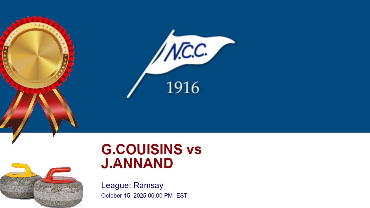 🥌 NCC League: Ramsay | G.COUISINS vs J.ANNAND