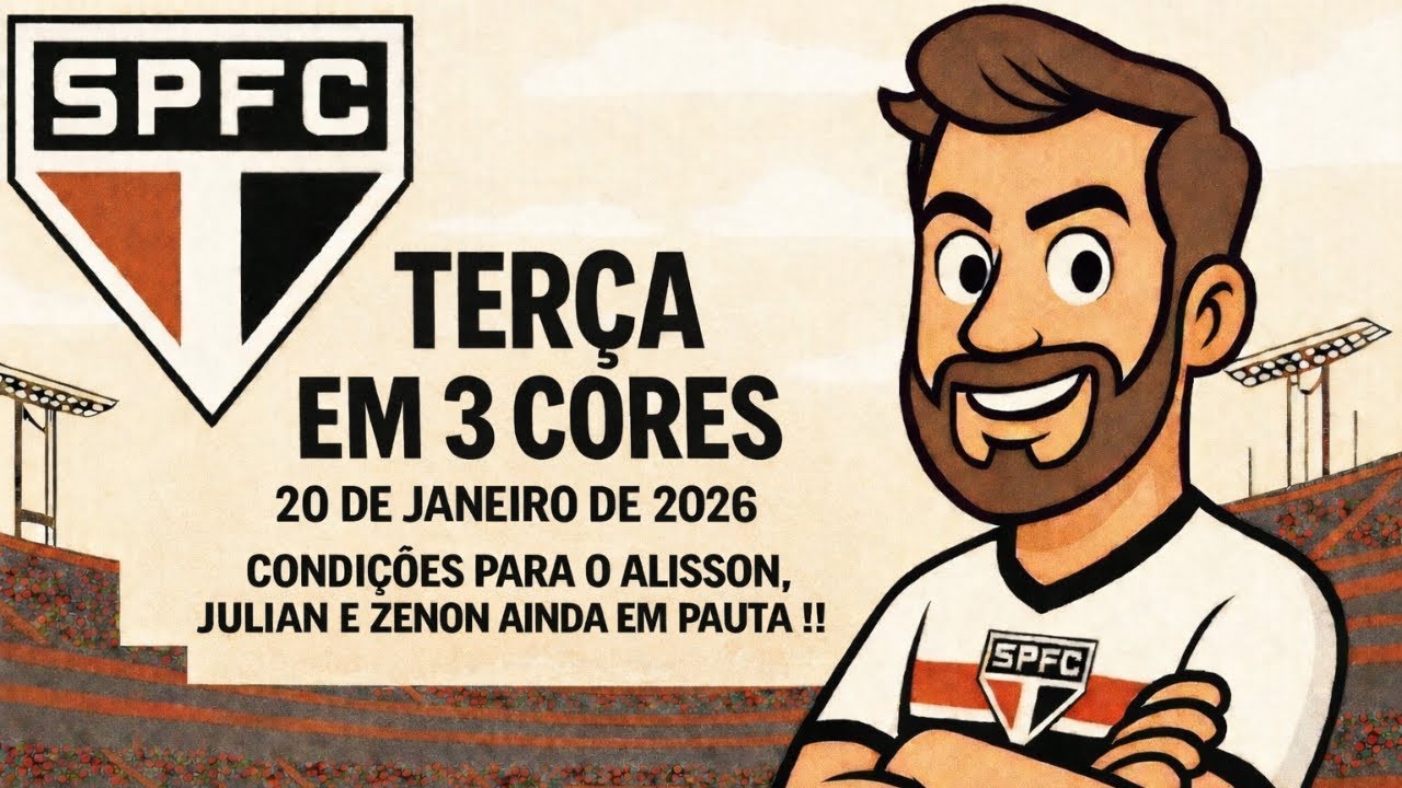 Terça em 3 Cores - Alisson traíra, Zenon, Julian e Allan ainda são objetivos !