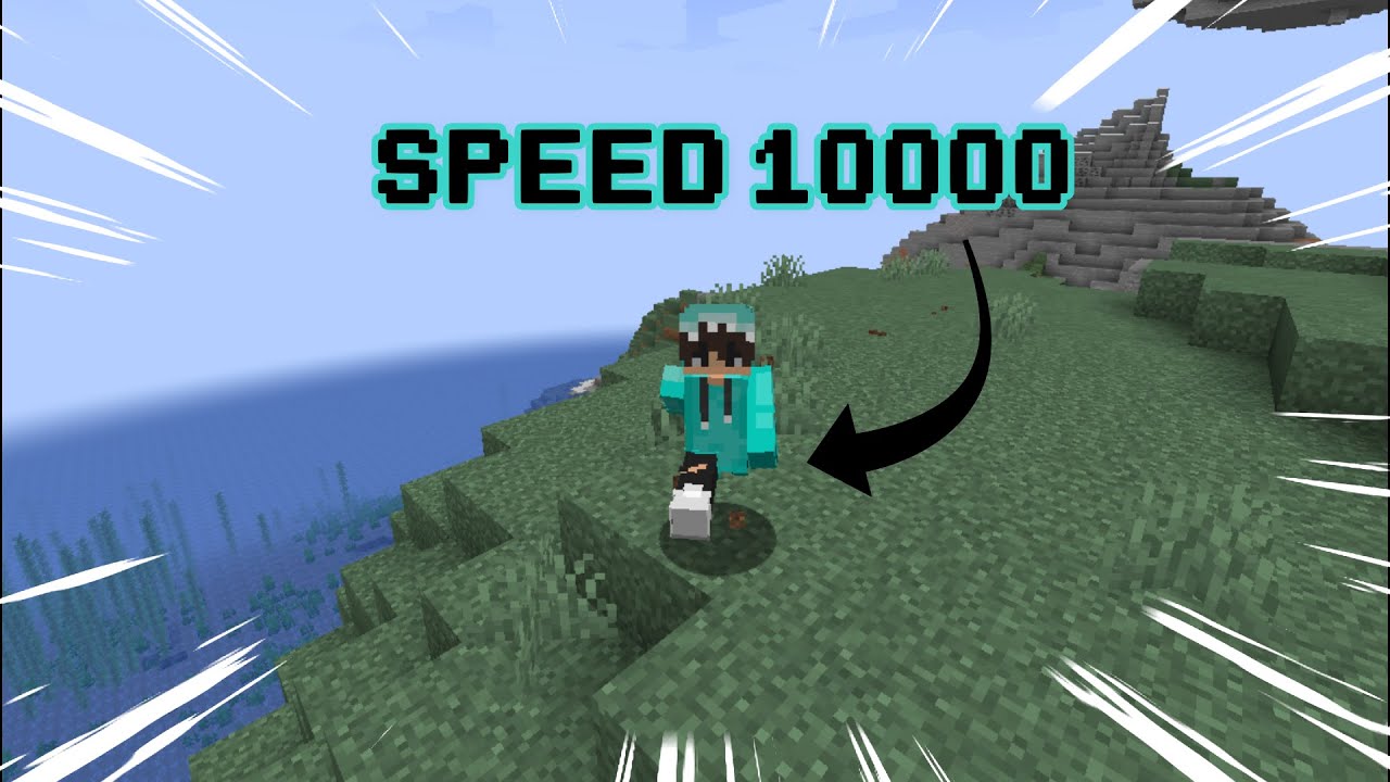 How to get SPEED 1000 in Minecraft!