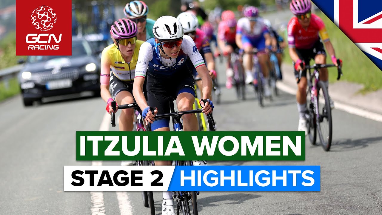 Энергичный день постоянных атак! | Лучшие моменты 2-го этапа Itzulia Women 2022