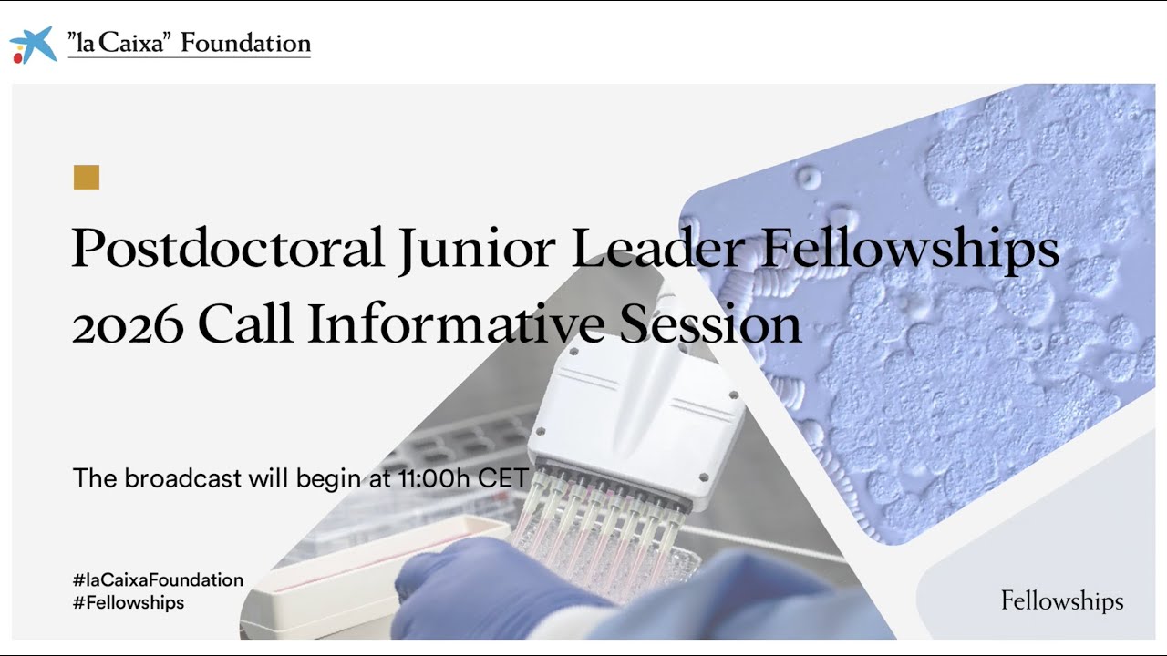 Postdoctoral Junior Leader Fellowships 2026 Call Informative Session