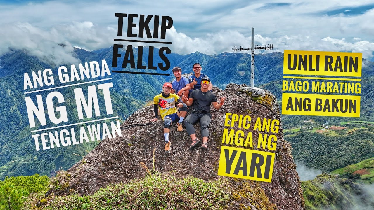  BAKUN BENGUET (MT TENGLAWAN and TEKIP FALLS) epic na pag lalakbay #jnized #gopro #djiflip 