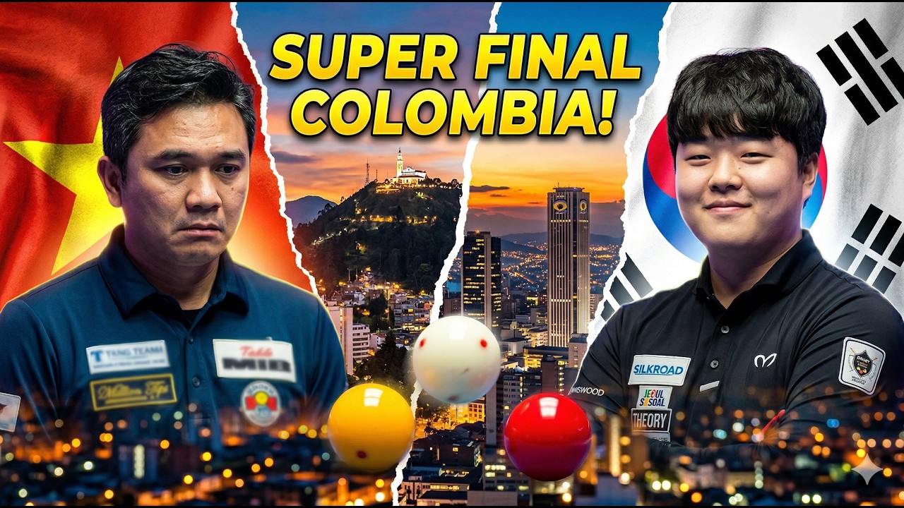 🚀&iexcl;EL COREANO EST&Aacute; EN OTRO NIVEL! | Gran Final Copa Mundo Billar Bogot&aacute;