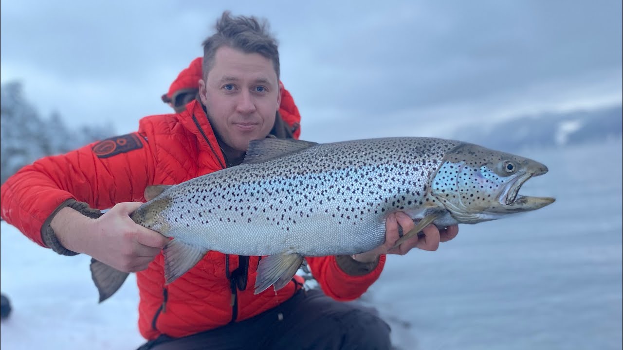 Vinterfiske i Mjøsa - Ny PB på Ole!