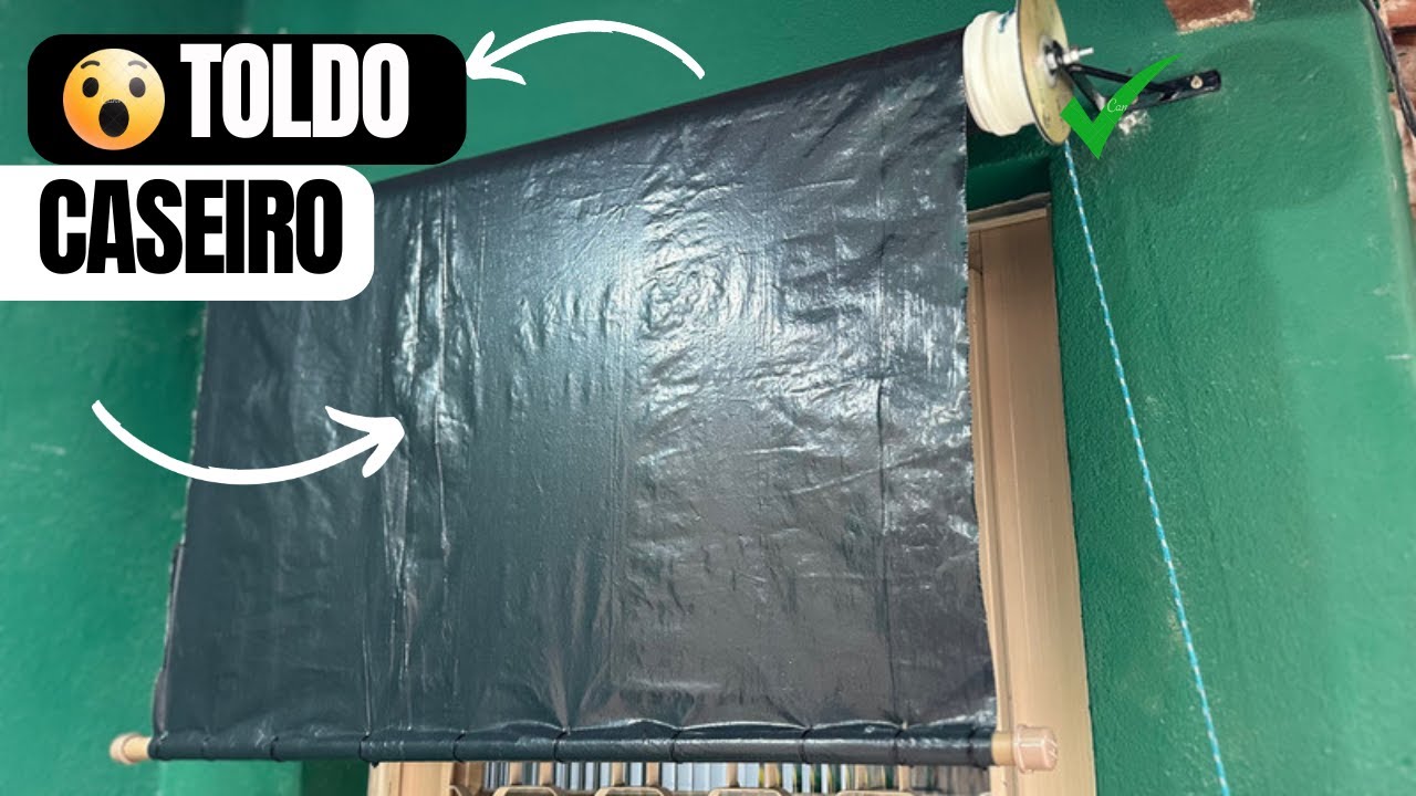 Toldo Retrátil Feito De PVC ! Gaste Muito Pouco Fazendo O Melhor Toldo