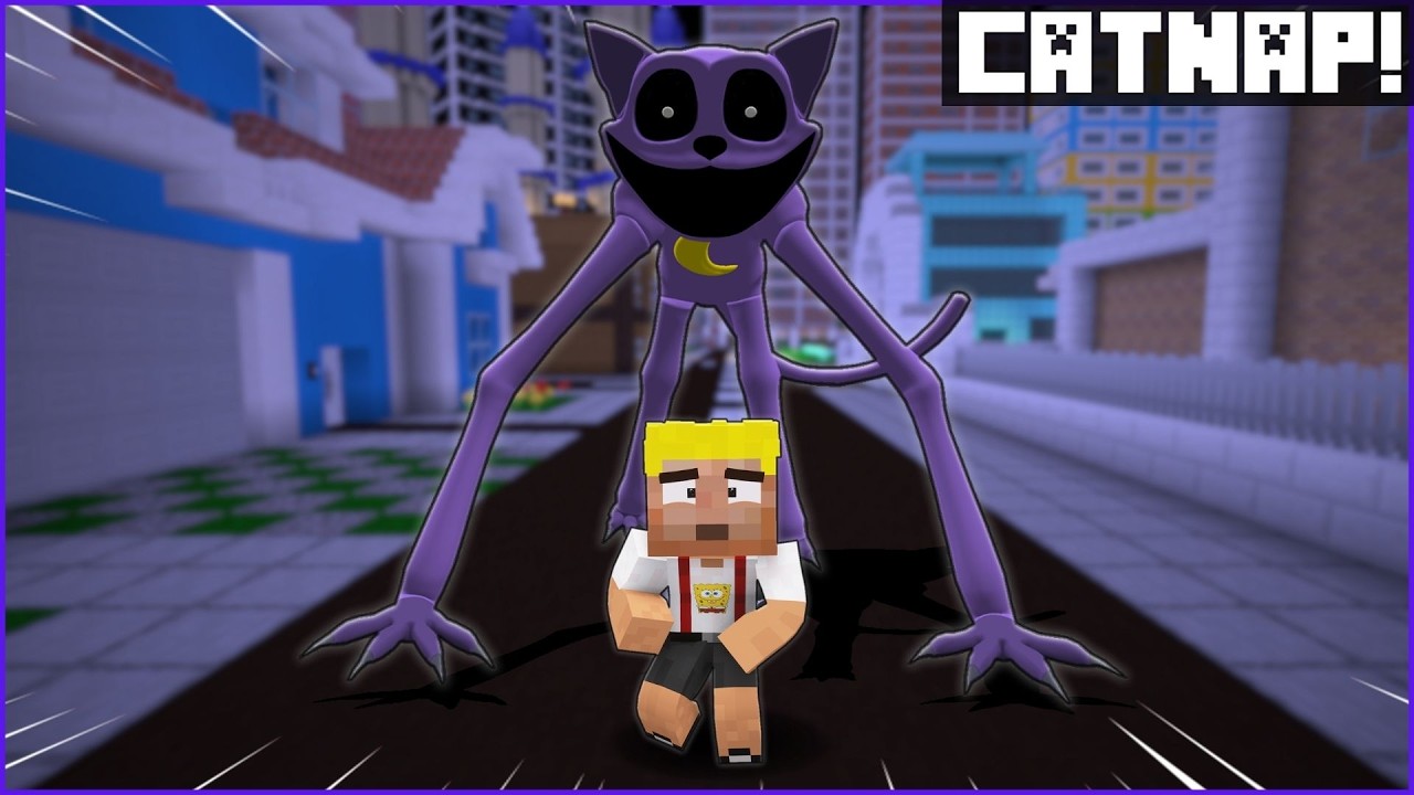 CATNAP EFEKAN'IN PEŞİNDE! 😱 - Minecraft ZENGİN FAKİR HAYATI
