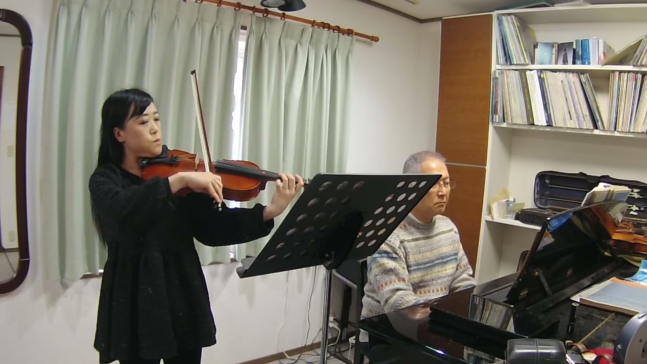 バッハ作曲「メヌエット第３番」　ヴィオラ版　by坂田さん