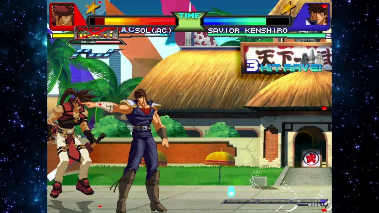 OGH MUGEN - Sol Badguy Vs Savior Kenshiro
